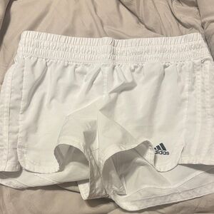 adidas Women's White Athletic Shorts